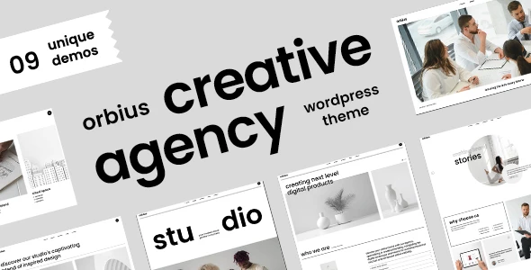 Orbius – Kreativagentur und Portfolio-Theme
