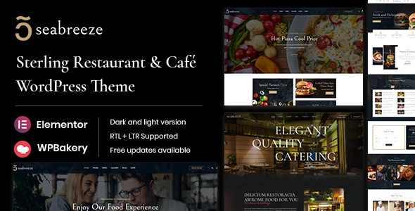 Seabreeze – Restaurant und Café WordPress Theme