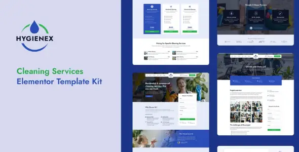 Hygienex – Temizlik Hizmetleri Elementor Şablon Kiti
