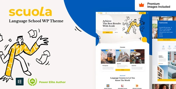 Scuola – Sprachschul-WordPress-Theme