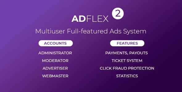 AdFlex – Çok Kullanıcılı Tam Özellikli Reklam Sistemi