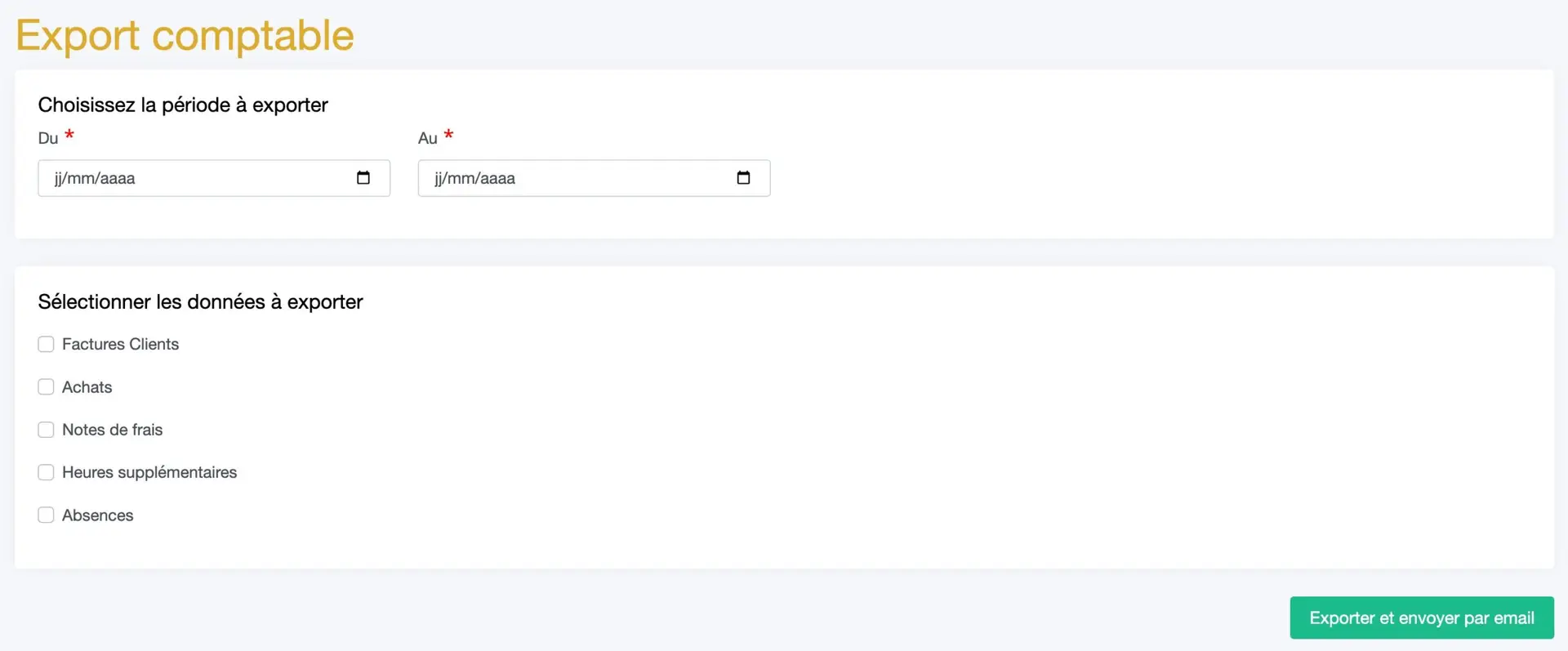 Export comptable automatisé dans un logiciel ERP BTP