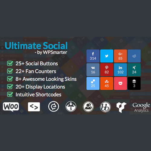 Ultimate Social – Einfache Social-Share-Buttons und Fan-Zähler für WordPress