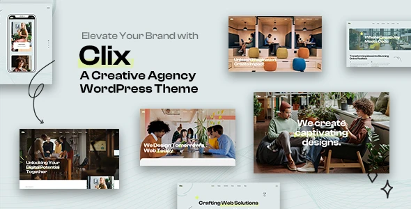 Clix – Kreative Digitalagentur WordPress Theme